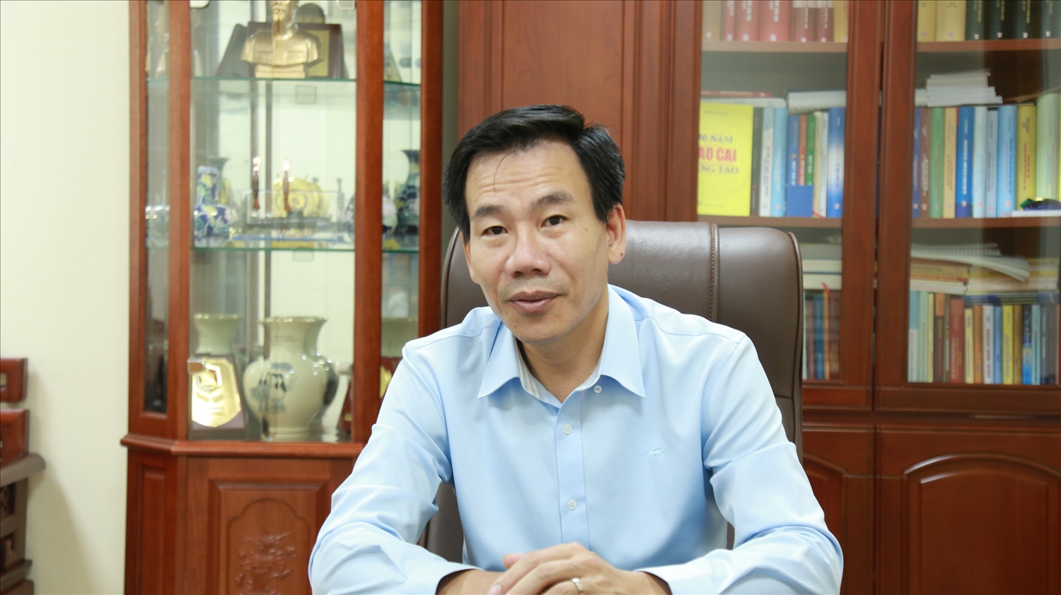 Ông Dương Đức Huy, Trưởng Ban tuyên giáo Tỉnh ủy Lào Cai