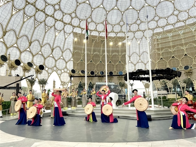 Đậm sắc màu văn hóa Việt Nam tại EXPO 2020 Dubai (Ảnh BVH)