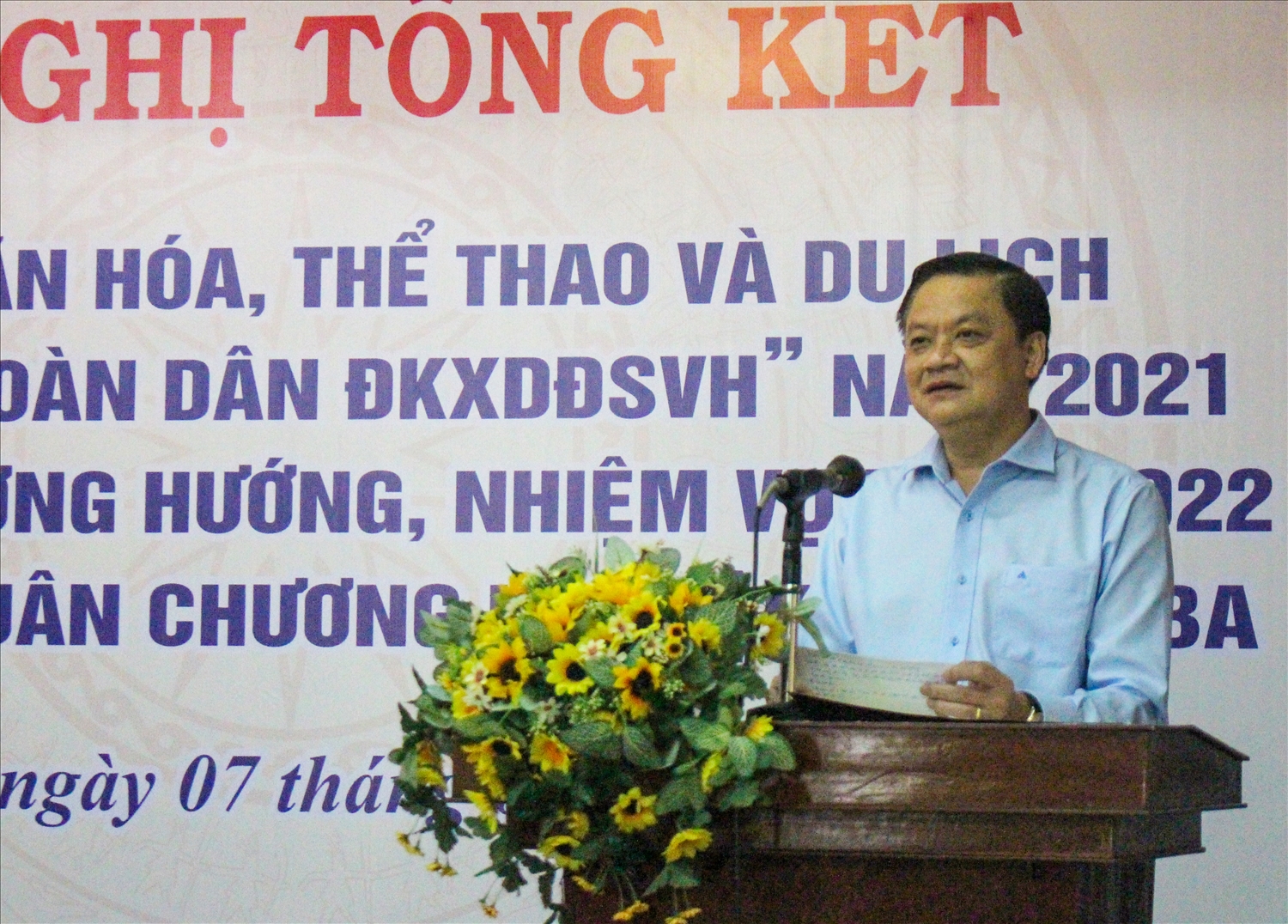 Phó Chủ tịch UBND TP. Cần Thơ Dương Tấn Hiển phát biểu tại Hội nghị