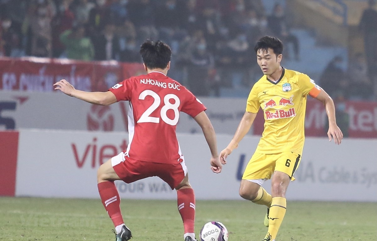 V-League 2022 dự kiến khai mạc vào ngày 19/2/2022 và kết thúc vào ngày 12/11/2022 với sự tham dự của 13 đội bóng. (Ảnh: PV/Vietnam+)