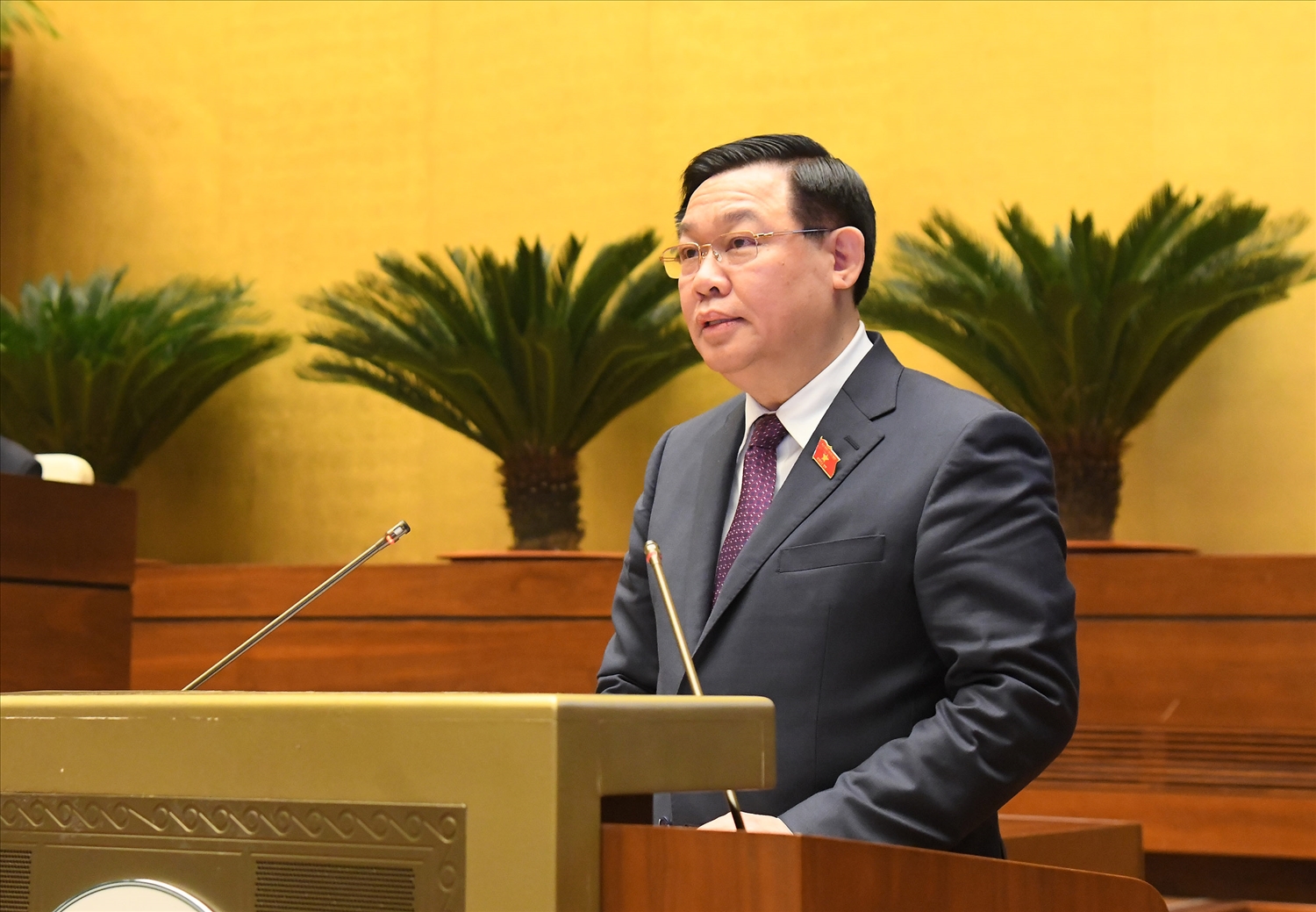 Chủ tịch Quốc hội Vương Đình Huệ phát biểu bế mạc Kỳ họp bất thường lần thứ nhất, Quốc hội khóa XV