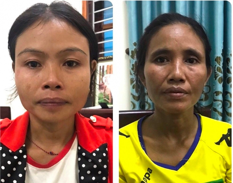 Hai người phụ nữ bán người thân sang Trung Quốc bị khởi tố hồi tháng 10/2021.