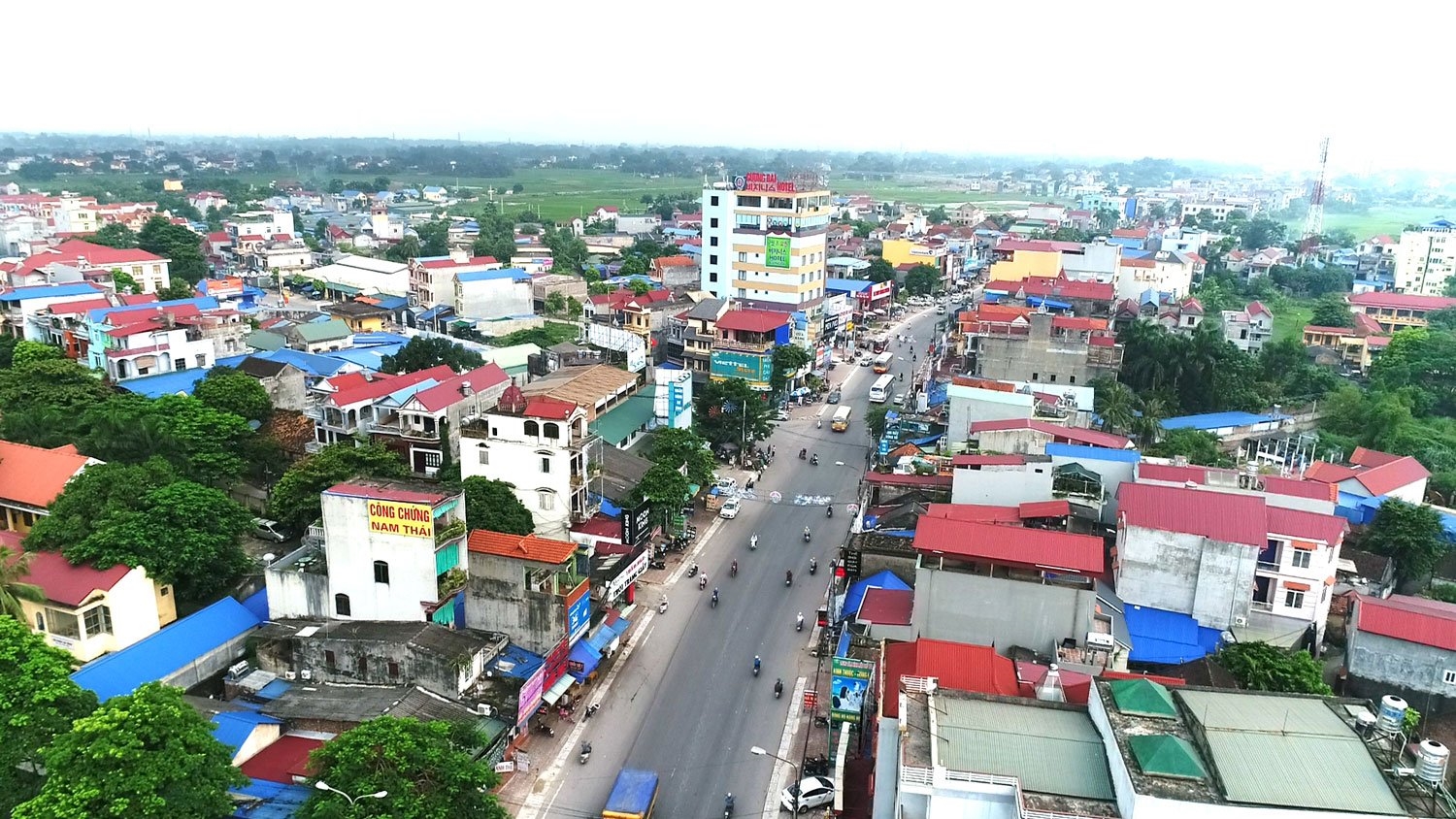 Quy hoạch chung của thị xã Phổ Yên đến năm 2035 là 25.888ha.