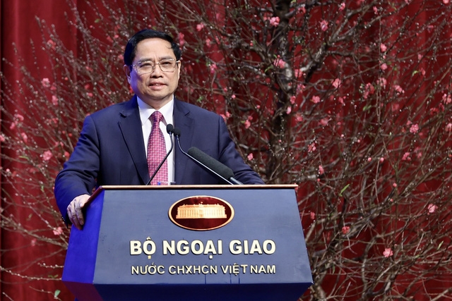 Thủ tướng nêu những bài học lớn qua những thành tựu của Ngoại giao Việt Nam - Ảnh: VGP/Nhật Bắc