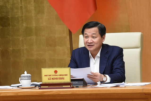 Phó Thủ tướng Lê Minh Khái: Đây là Nghị quyết rất quan trọng để thực hiện Chương trình phục hồi và phát triển kinh tế- xã hội do ảnh hưởng đại dịch COVID-19 - Ảnh: VGP/Trần Mạnh
