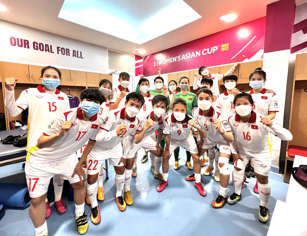Các nữ tuyển thủ Việt Nam quyết giành vé World Cup