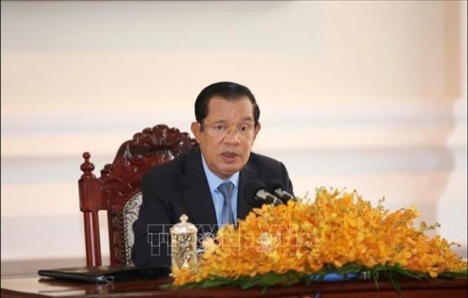 Chủ tịch Đảng Nhân dân Campuchia, Thủ tướng Chính phủ Vương quốc Campuchia Samdech Techo Hun Sen điện đàm với Tổng Bí thư Nguyễn Phú Trọng