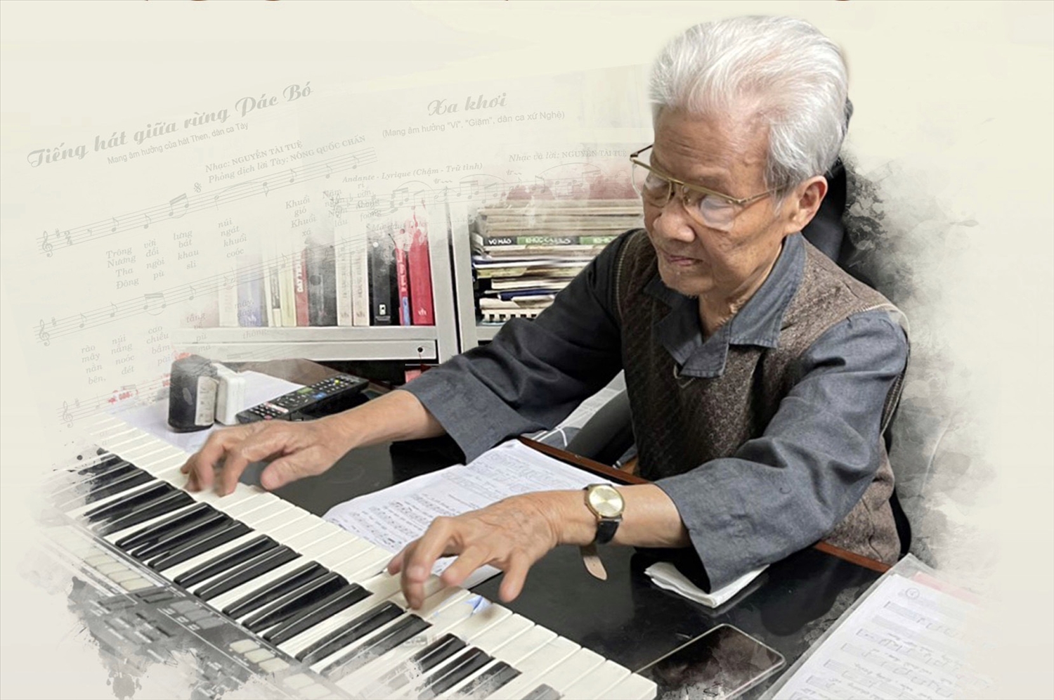 Nhạc sĩ Nguyễn Tài Tuệ - tác giả "Tiếng hát giữa rừng Pác Bó" qua đời