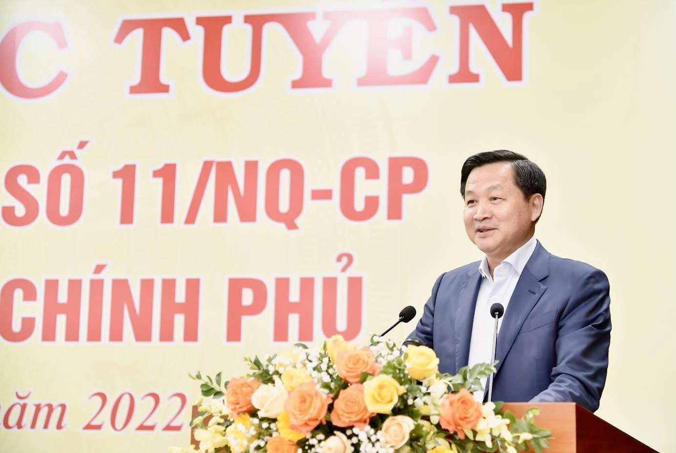  Phó Thủ tướng Lê Minh Khái phát biểu chỉ đạo tại Hội nghị