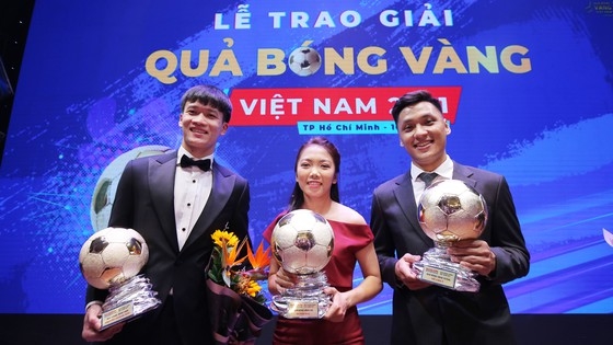 Những gương mặt xuất sắc nhất bóng đá Việt Nam trong năm 2021. (Ảnh: VFF)