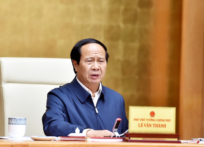 Phó Thủ tướng Lê Văn Thành: Năm 2022, phải quyết tâm hoàn thành 361 km cao tốc trục Bắc - Nam. (Ảnh: VGP/Đức Tuân)
