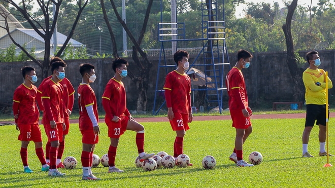 U23 Việt Nam chỉ mong đủ người đấu U23 Thái Lan. Ảnh: VFF