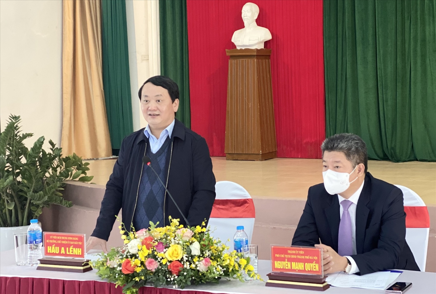 Bộ trưởng, Chủ nhiệm Ủy ban Dân tộc Hầu A Lềnh đánh giá cao sự chủ động của Thành phố Hà Nội trong thực hiện Chương trình MTQG