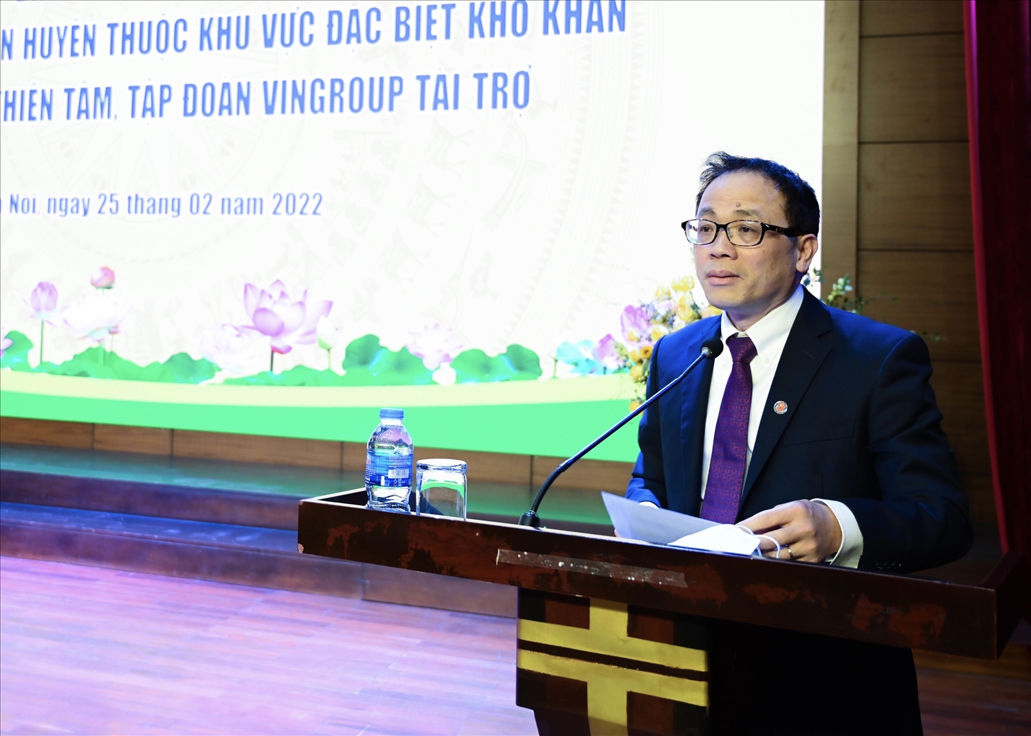 TS. Tạ Thành Văn, Chủ tịch Hội đồng Trường Đại học Y Hà Nội phát biểu tại Lễ khai giảng