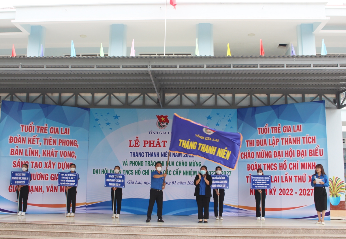 Ban Chỉ đạo Tháng Thanh niên tỉnh Gia Lai ra mắt các nội dung và chỉ tiêu thi đua cao điểm chào mừng Đại hội Đoàn TNCS Hồ Chí Minh tỉnh lần thứ XV