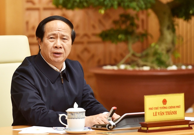 Phó Thủ tướng Lê Văn Thành yêu cầu "khẩn trương huy động lực lượng tại chỗ, phối hợp với các cơ quan hữu quan của Trung Quốc để thiết lập mô hình vùng xanh chung của hai nước". (Ảnh: VGP/Đức Tuân)