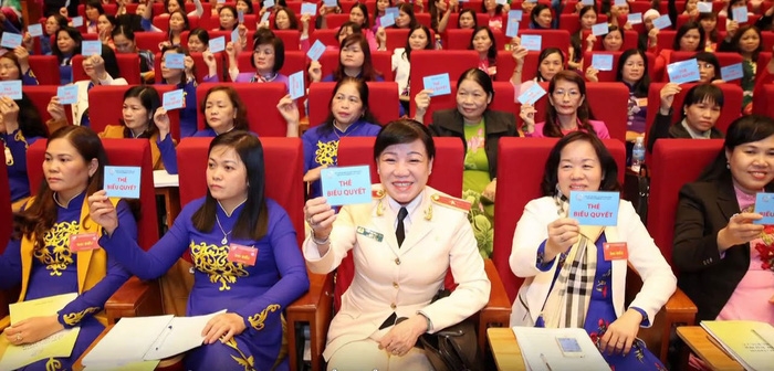 Các đại biểu dự Đại hội đại biểu phụ nữ toàn quốc lần thứ XII - (Ảnh tư liệu)