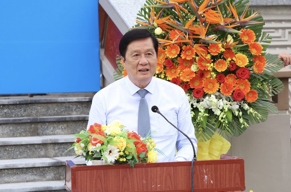 Ông Phạm Văn Hiểu - Phó Bí thư Thường trực Thành ủy Cần Thơ phát biểu tại buổi lễ