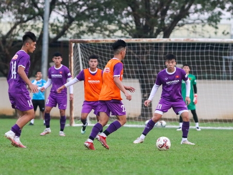 Đội tuyển U23 Việt Nam có dịp đối đầu với những đối thủ mạnh tại giải tập huấn Dubai Cup.Ảnh: VFF