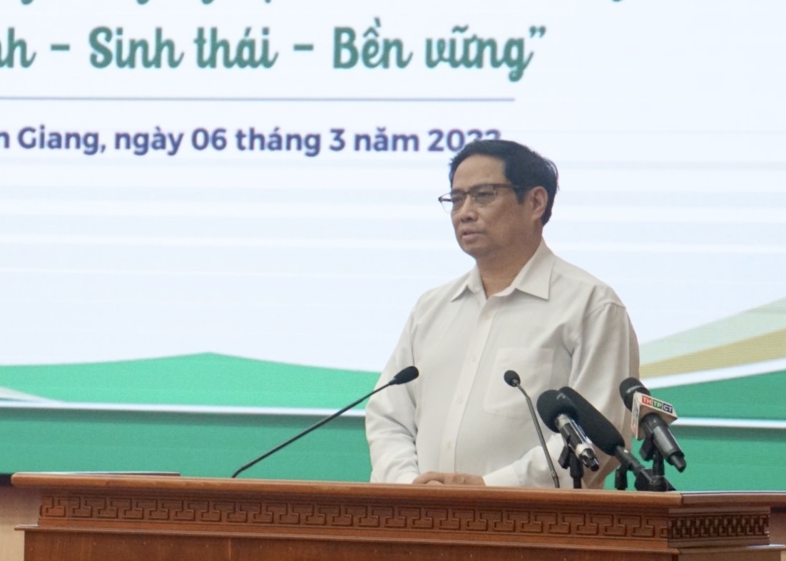 Thủ tướng Chính phủ Phạm Minh Chính phát biểu kết luận Hội nghị