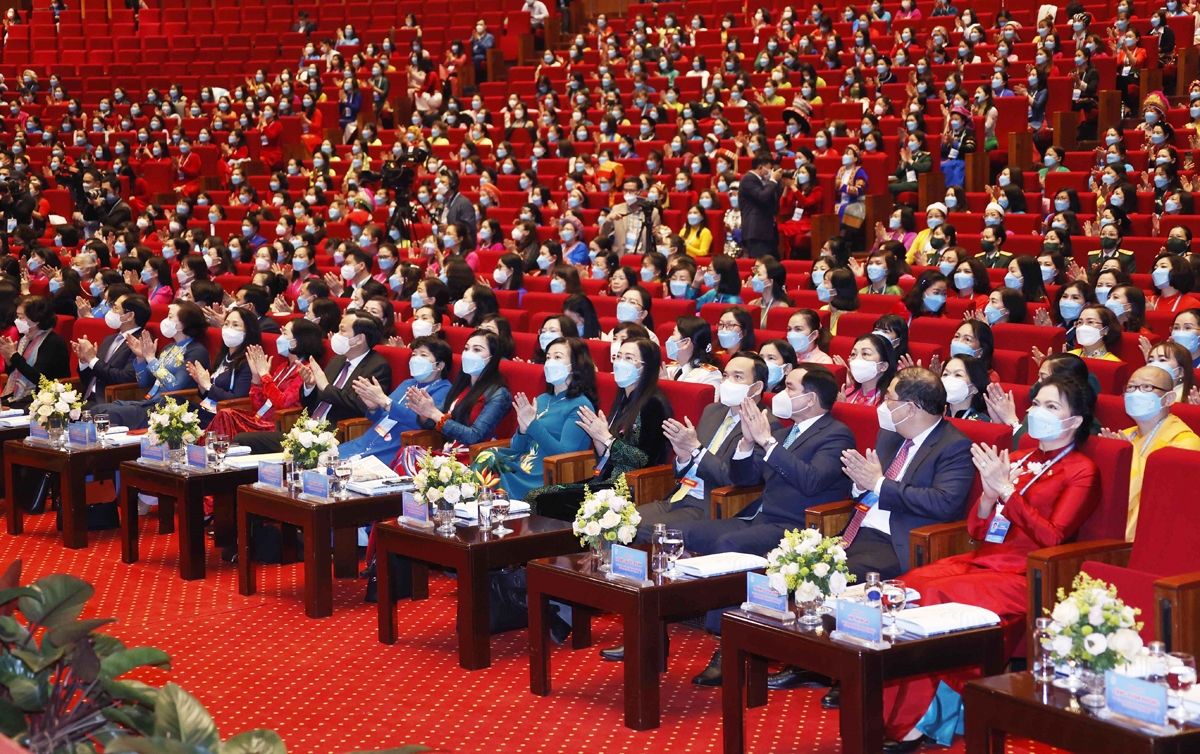 Lãnh đạo các Bộ, ngành và đại biểu tham dự Đại hội