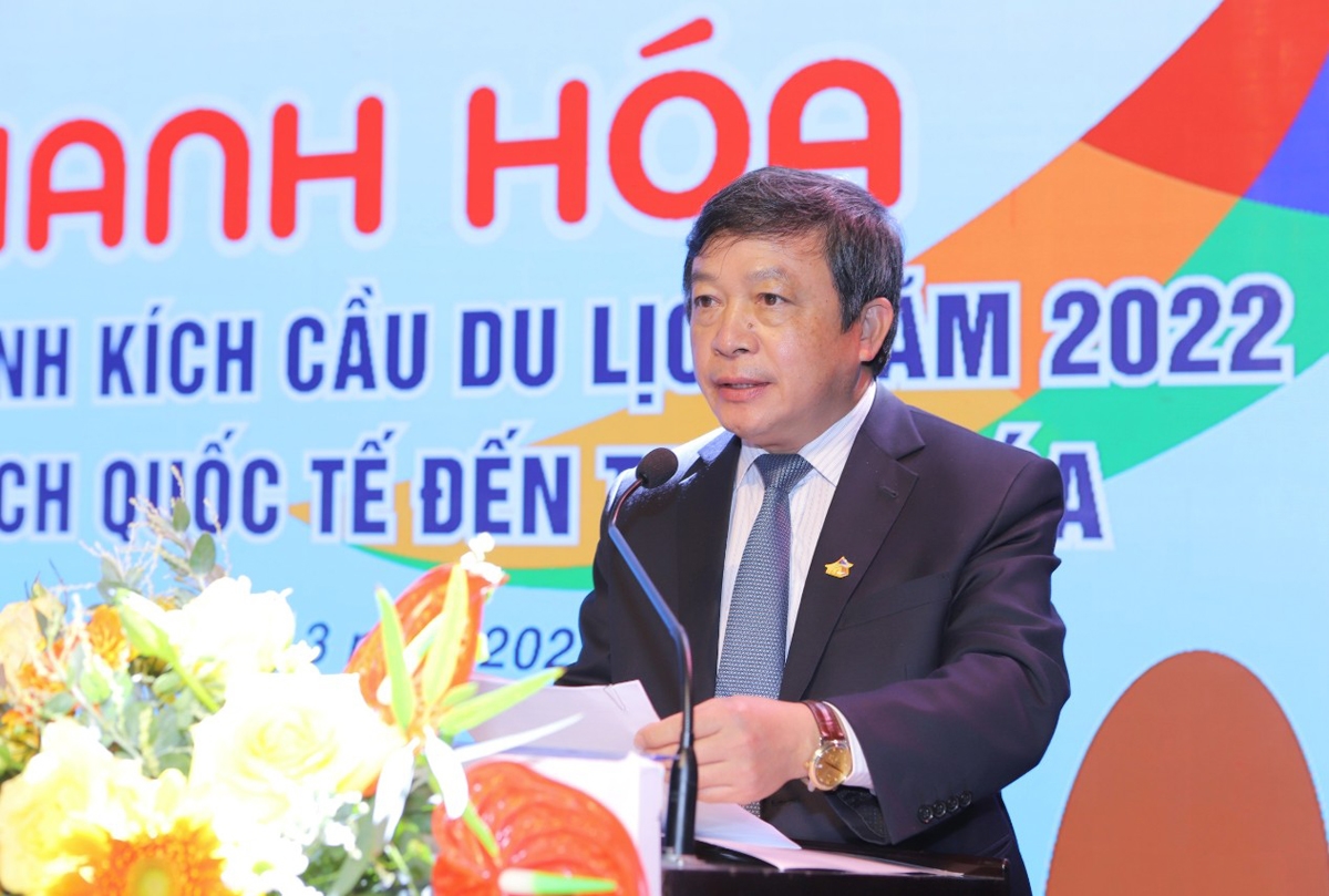 Thứ trưởng Bộ VHTT&DL Đoàn Văn Việt phát biểu tại Lễ công bố