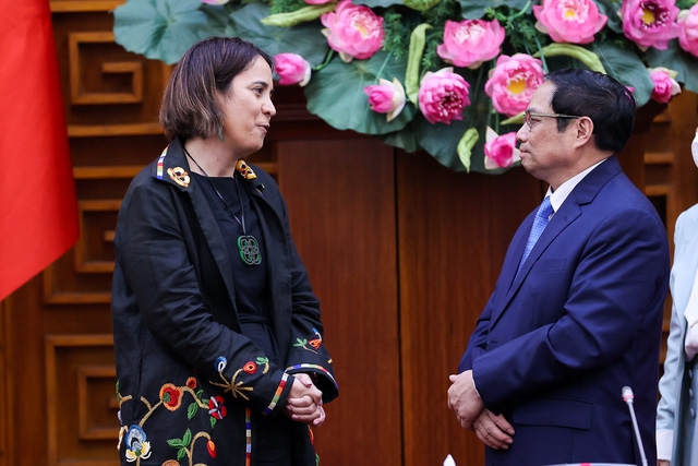 Thủ tướng Chính phủ Phạm Minh Chính tiếp Đại sứ New Zealand tại Việt Nam Tredene Dobson - Ảnh: VGP/Nhật Bắc