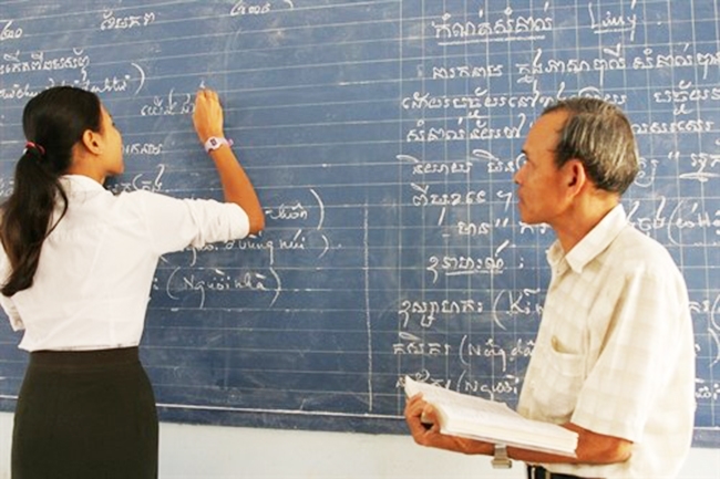 Mô hình dạy học tiếng Khmer nhằm giữ gìn tiếng nói và chữ viết của đồng bào