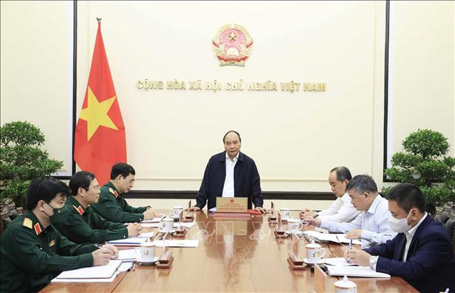Cuộc họp diễn ra dưới sự chủ trì của đồng chí Nguyễn Xuân Phúc, Ủy viên Bộ Chính trị, Chủ tịch nước, Trưởng Ban Chỉ đạo xây dựng Đề án.