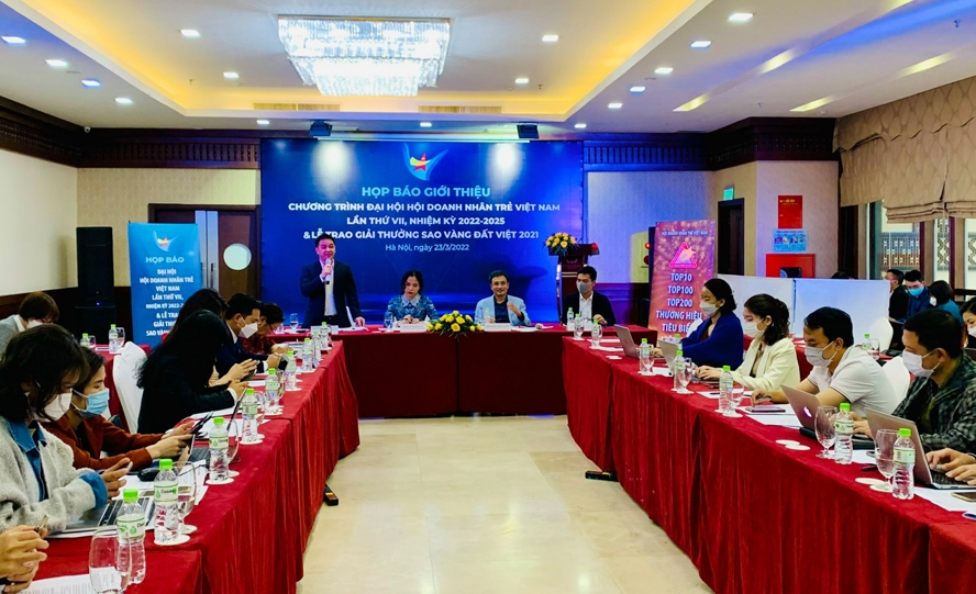 Họp báo giới thiệu chương trình Đại hội đại biểu toàn quốc Hội Doanh nhân trẻ Việt Nam lần thứ VII