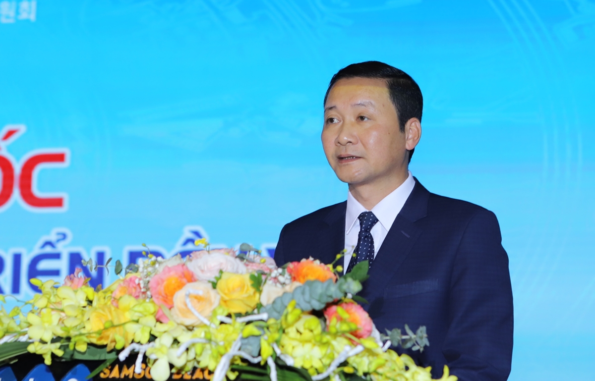 Chủ tịch UBND tỉnh Thanh Hóa Đỗ Minh Tuấn phát biểu tại Chương trình 