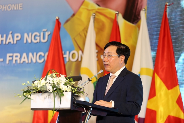 Phó Thủ tướng Phạm Bình Minh nhấn mạnh, với tư cách là thành viên tích cực, có trách nhiệm, Việt Nam sẽ tiếp tục ủng hộ mạnh mẽ và tham gia tích cực vào các nỗ lực của OIF nhằm tăng cường hợp tác kinh tế vì sự thịnh vượng, danh dự và phát triển bền vững của các thành viên - Ảnh: VGP / Hà Minh