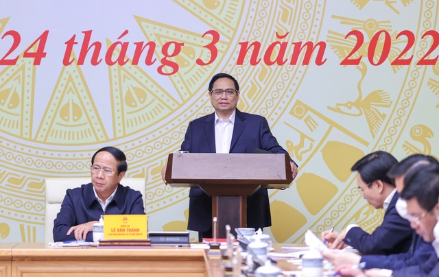 Thủ tướng Phạm Minh Chính: DNNN giữ vị trí then chốt và là một lực lượng vật chất quan trọng của kinh tế nhà nước, góp phần quan trọng ổn định kinh tế vĩ mô và thúc đẩy phát triển KT-XH. (Ảnh VGP/Nhật Bắc)