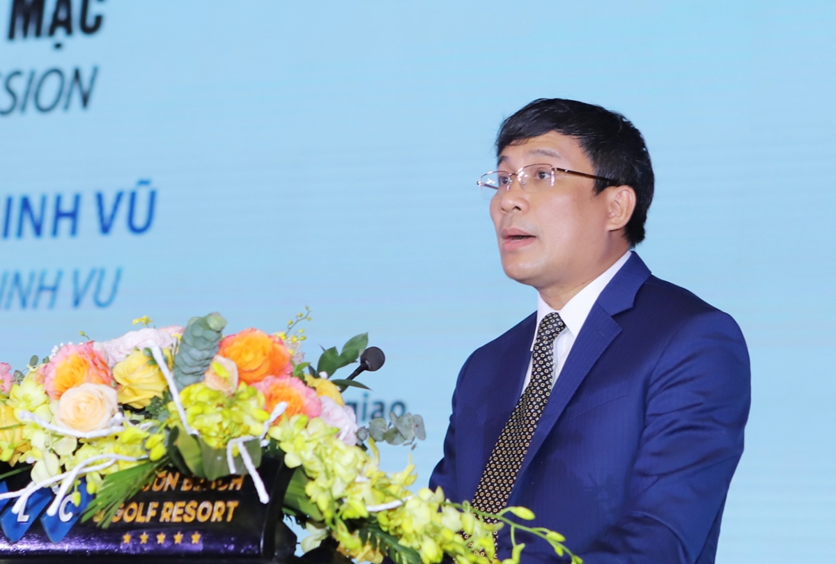 Thứ trưởng Thường trực Bộ Ngoại giao Việt Nam Nguyễn Minh Vũ phát biểu tại Hội nghị