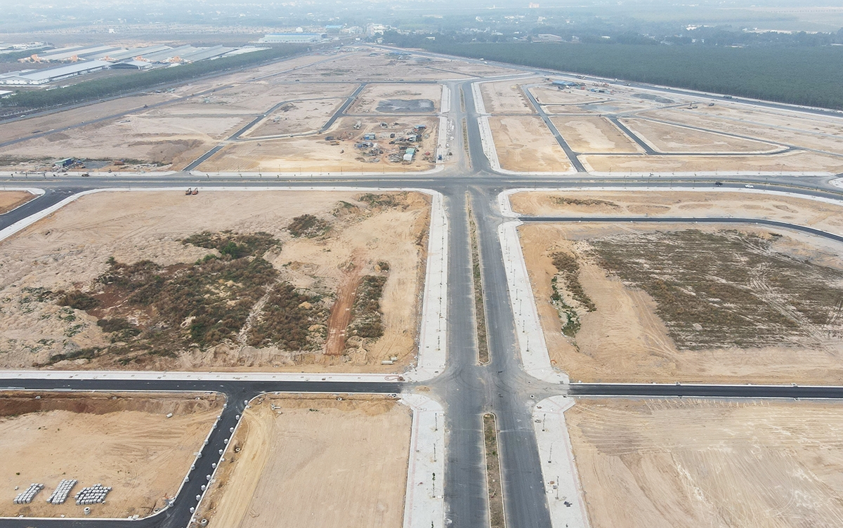 Các hạng mục sân bay Long Thành đang được đẩy nhanh tiến độ thi công