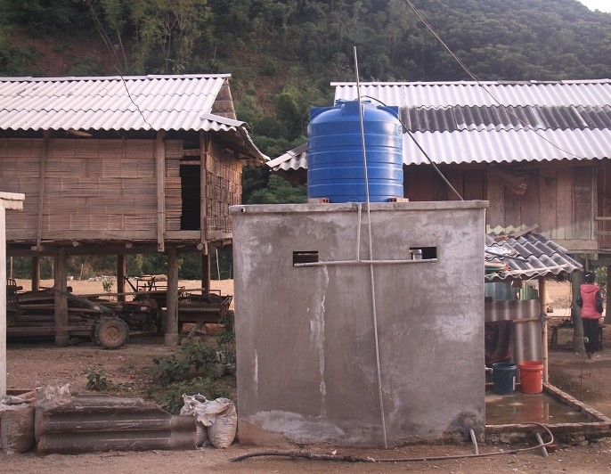 Các công trình vệ sinh của người dân được đầu tư, xây dựng kiên cố