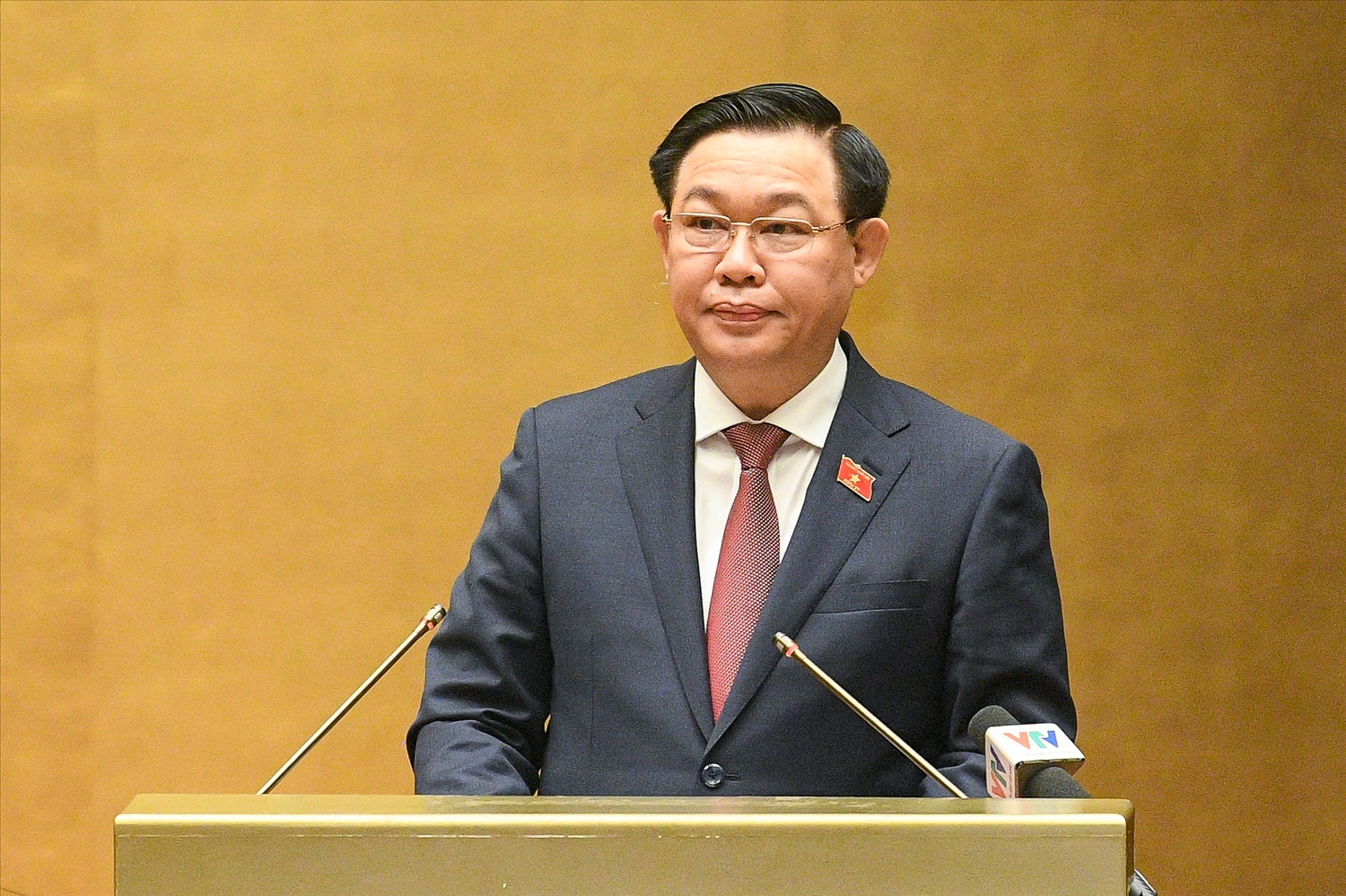 Chủ tịch Quốc hội Vương Đình Huệ phát biểu khai mạc Hội nghị
