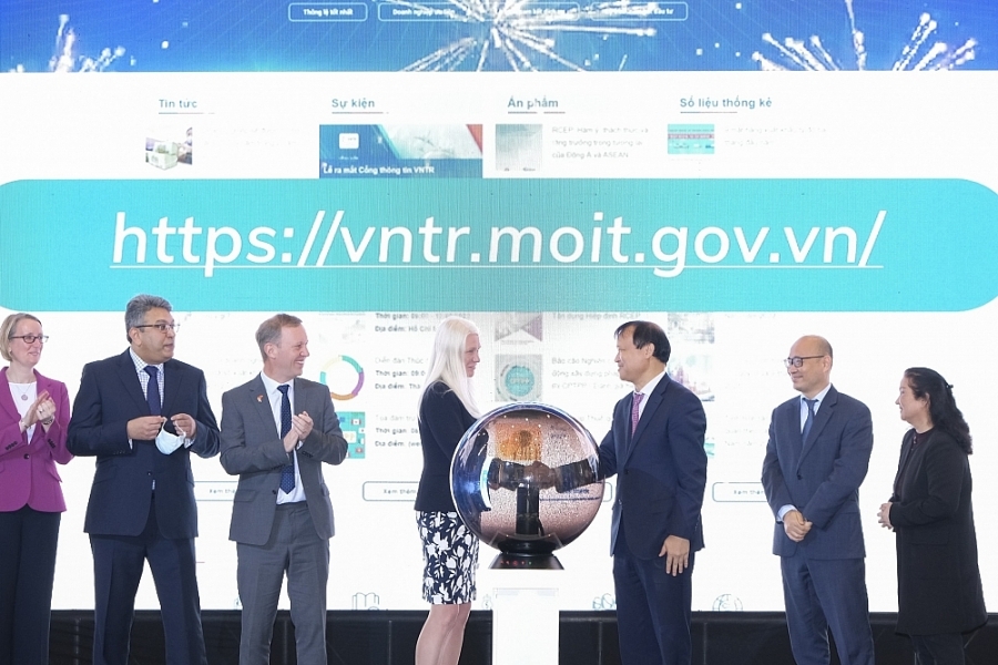 Cổng thông tin VNTR sẽ chính thức vận hành tại địa chỉ: https://vntr.moit.gov.vn (ảnh : Báo Công thương).