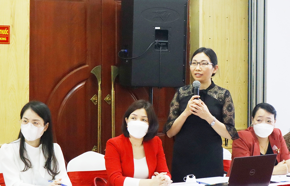 Đại diện tỉnh Thanh Hóa chia sẻ tại Hội nghị