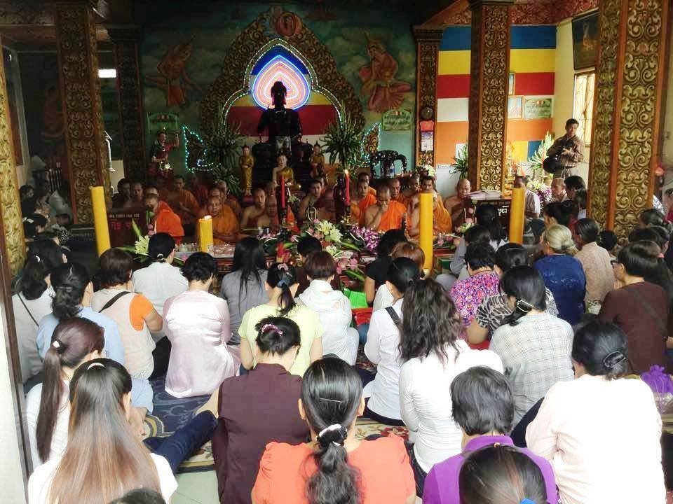 Một buổi đại lễ tại chùa Pothiwong. (Ảnh tư liệu)