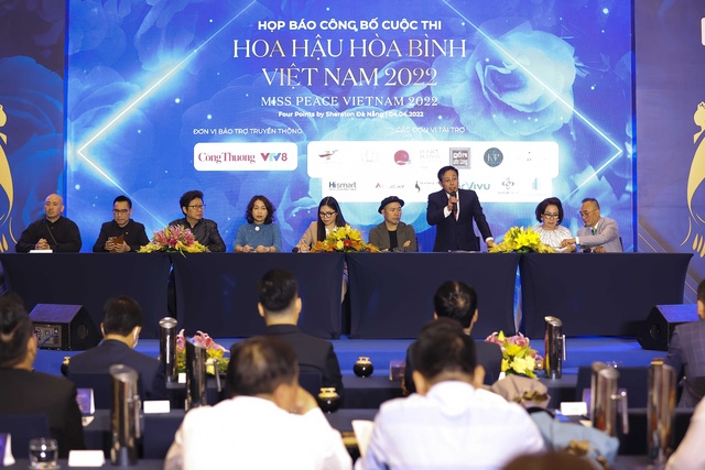 Họp báo công bố cuộc thi "Hoa hậu Hòa bình Việt Nam 2022" vào chiều 4/4 tại Đà Nẵng.