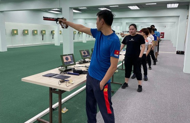 Các xạ thụ đại diện đội tuyển bắn súng Việt Nam sẽ tham gia giải tiền SEA Games 