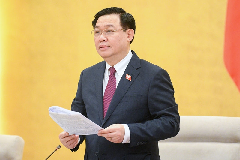 Chủ tịch Quốc hội Vương Đình Huệ nêu nhiều vấn đề liên quan dự án Luật Dầu khí (sửa đổi).