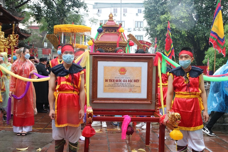 Lễ hội truyền thống Đền Kim Liên - phường Phương Liên, quận Đống Đa. 