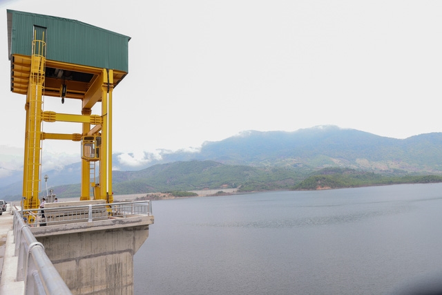 Dung tích hồ chứa nước Sông Cái đã được nâng từ 65 triệu m3 lên 219 triệu m3 với diện tích 11 km2, cơ bản đáp ứng nhu cầu của khu vực bắc Ninh Thuận. Ảnh: VGP/Nhật Bắc
