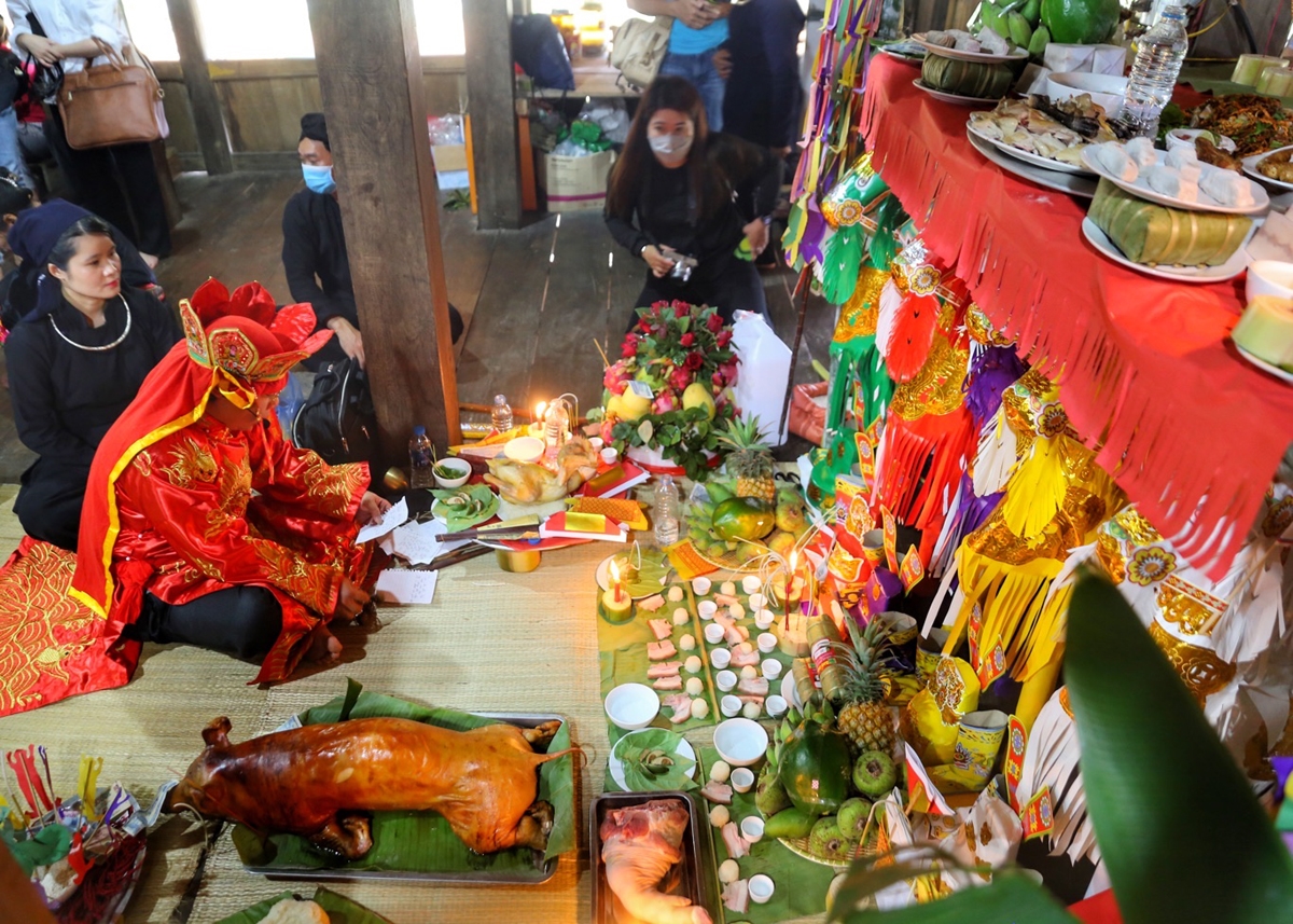 Lễ cầu an, cầu phúc của dân tộc Tày tỉnh Thái Nguyên 