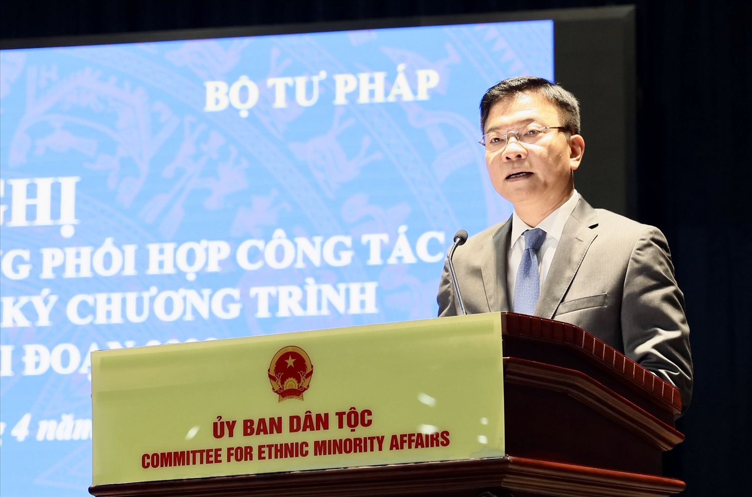 Bộ trưởng Bộ Tư pháp Lê Thành Long mong muốn hai cơ quan phối hợp thực hiện hiệu quả các nhiệm vụ được giao.