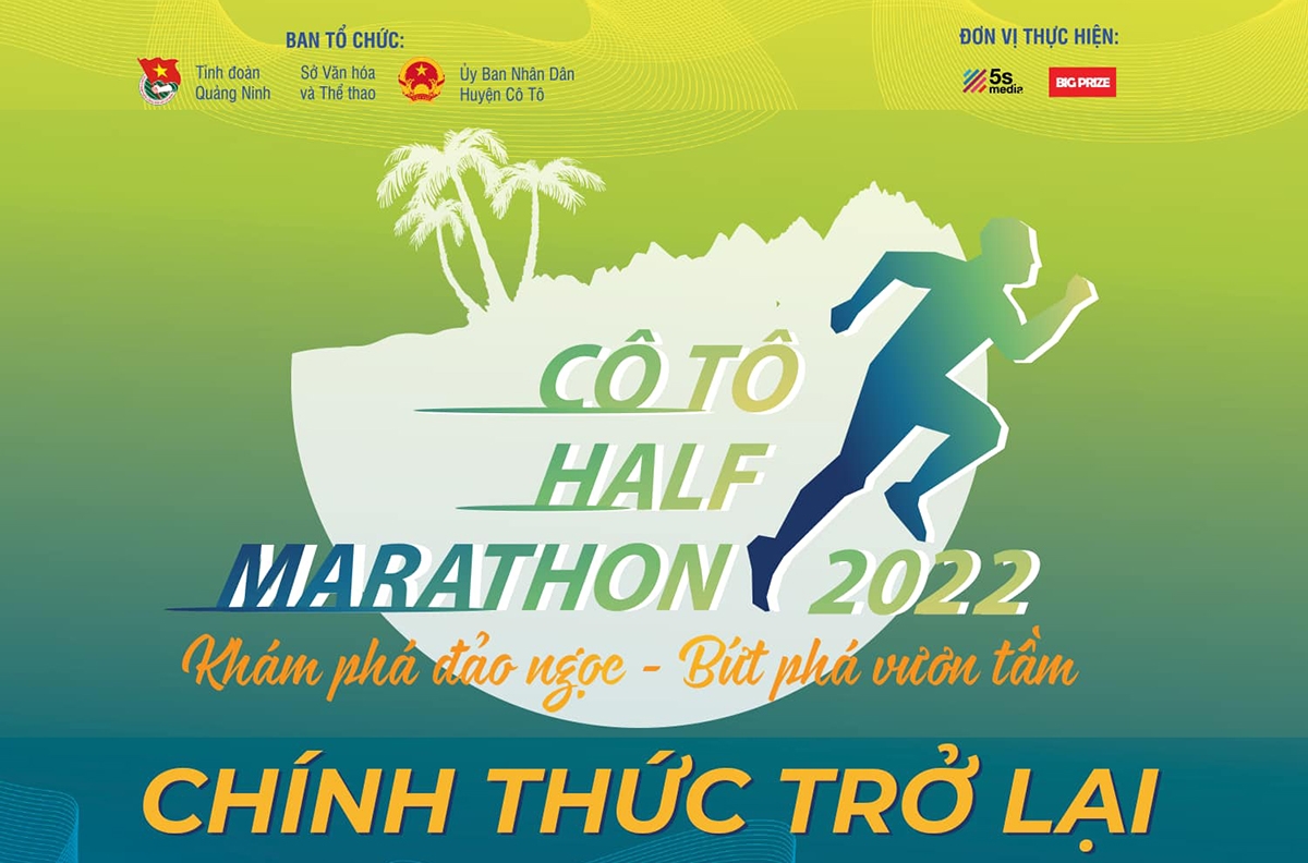 Cô Tô Half Marathon 2022 - Giải chạy đầu tiên tại Cô Tô 