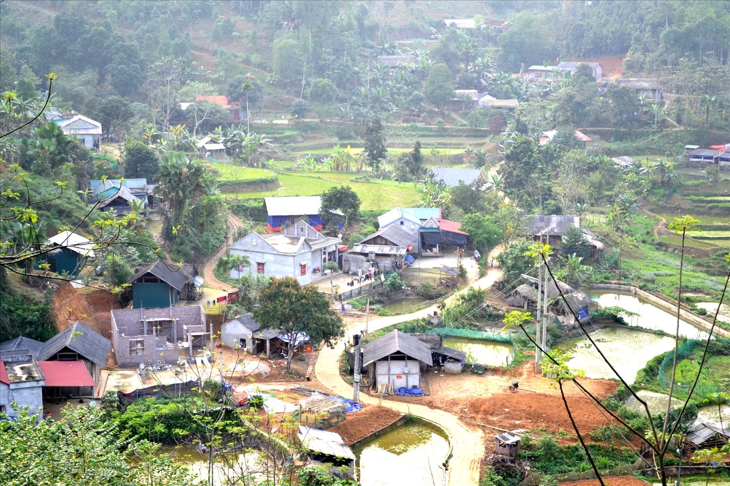 Bản làng người Tày ở Mã Yên Sơn