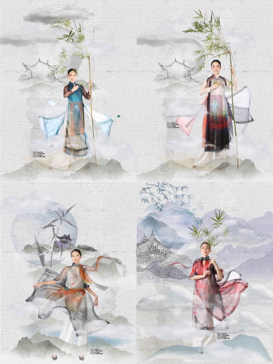 Khai mạc Chương trình trưng bày và biểu diễn áo dài Việt Nam tại Yên Tử 3